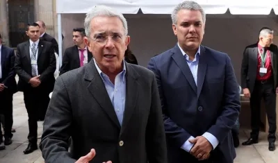El expresidente colombiano Alvaro Uribe