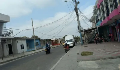 Sitio donde ocurrieron los hechos en el barrio Las Malvinas.