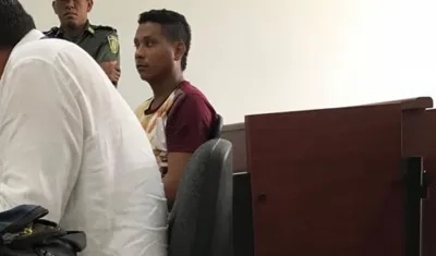 Ricardo Cañarete Escorcia, alias ‘Ricardito’, en audiencia.