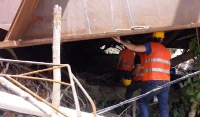 Colapso del puente Chirajara