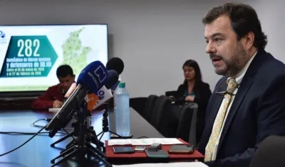 El Defensor del Pueblo, Carlos Negret.