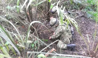 El Ejército también neutralizó 11 artefactos explosivos.