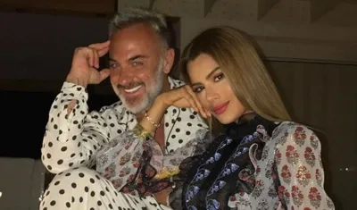 Gianluca Vacchi y Ariadna Gutiérrez.