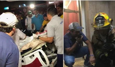 El Alcalde Char estuvo en la emergencia de la Clínica Reina Catalina.