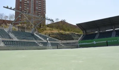 Estadio del Parque de Raquetas de Barranquilla. 