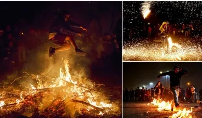 Fiesta anual en Irán.