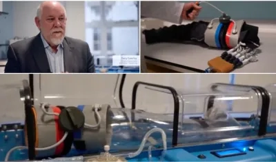 Terry Gourlay, jefe del departamento de Ingeniería Biomédica de la Universidad de Strathclyde.