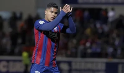 Juan Camilo 'Cucho' Hernández, jugador colombiano. 