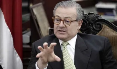 Manuel González,  canciller de Costa Rica.