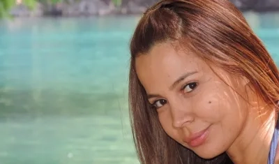 La poeta barranquillera Fadir Delgado.