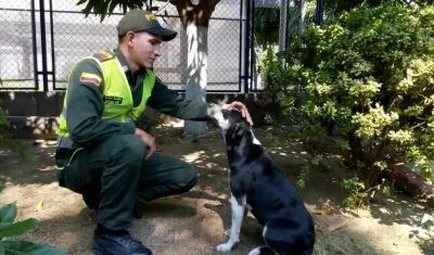 Integrante de la Policía Ambiental.