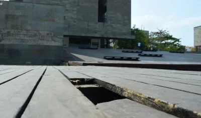 Deterioro del Parque Cultural del Caribe.