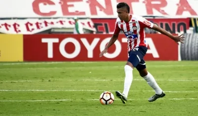 Víctor Danilo Cantillo, jugador de Junior. 