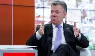 El presidente de Colombia, Juan Manuel Santos