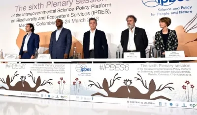 El Presidente Juan Manuel Santos durante la instalación del evento.