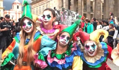 Representaciones artísticas en la apertura del festival.