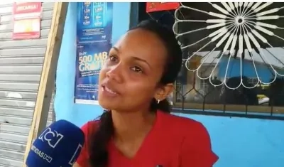 Dennys Sosa, hermana de Yeison Cohen. 