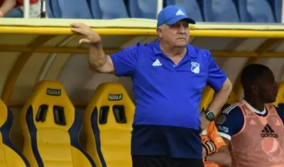 Hugo Gotardi, técnico encargado de Millonarios.