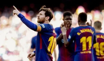 Messi no para de hacer goles. 