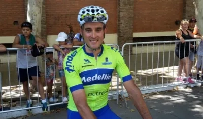 El ciclista colombo-español Óscar Sevilla.