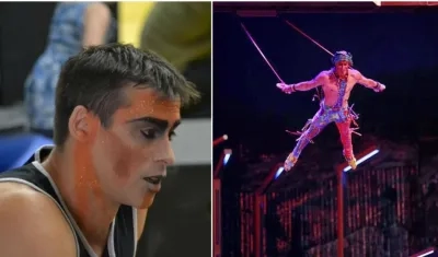 El acróbata Yann Arnaud.