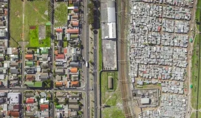 Un claro ejemplo de las divisiones claras entre ricos y pobres.