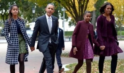 La familia Obama.
