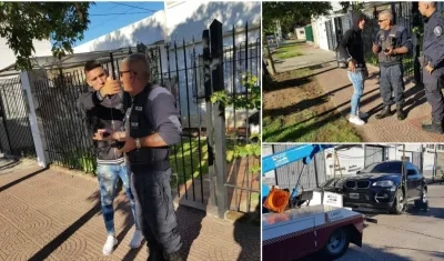 Al jugador le incautaron la camioneta. 