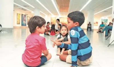 Los niños disfrutarán de actividades en la Galería de la Plaza de La Paz.