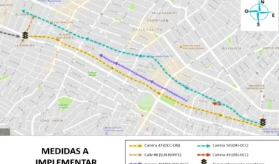 En este mapa se muestran algunos de los cambios.