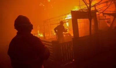 Los incendios fueron devastadores. 