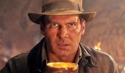 El actor Harrison Ford quien representa al célebre arqueólogo.