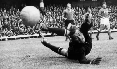 Lev Yashin, arquero soviético. 