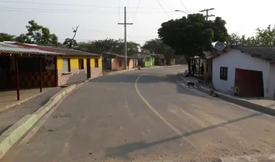 Entrada al corregimiento de Las Compuertas.