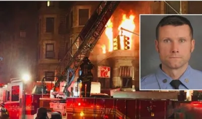 Michael Davidson resultó herido cuando participaba en las labores para apagar un incendio que se desató en un edificio del barrio de Harlem.