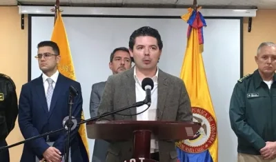 El Viceministro de Defensa de Colombia, Aníbal Fernández.