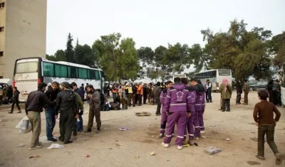 La evacuación continuará este fin de semana. 