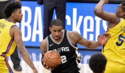 LaMarcus Aldridge, jugador estelar de los Spurs. 