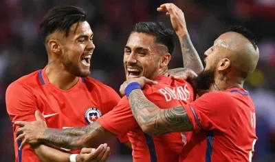 Marcos Balados celebra su anotación. 