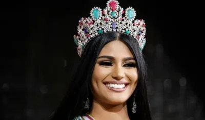 La actual portadora del título Miss Venezuela, Sthefany Gutiérrez.