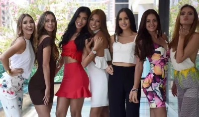 Aspirantes a Señorita Atlántico 2018.