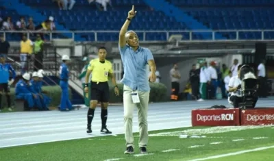 Alexis Mendoza, técnico de Junior. 