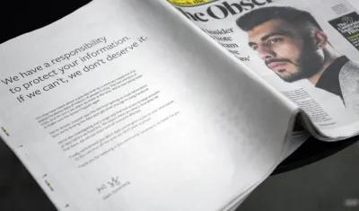 Estas fueron las disculpas de Facebook en diarios británicos.