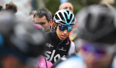 Egan Bernal, ciclista colombiano. 