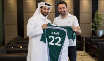Xavi fue exaltado por Catar. 