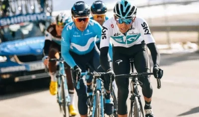 Egan Bernal, ciclista colombiano. 