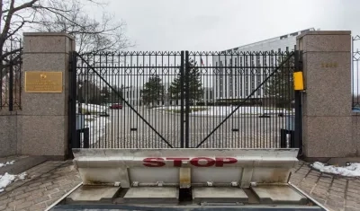 La Embajada rusa en Washington DC, Estados Unidos. Estados