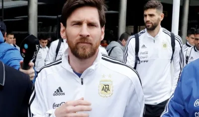 Lionel Messi, capitán de Argentina. 