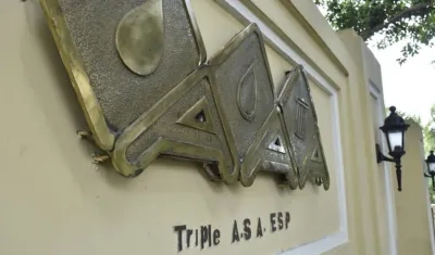 Oficinas administrativas de Triple A, en Barranquilla. 