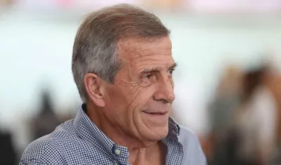 Óscar Washington Tabárez, técnico de la Selección Uruguay. 